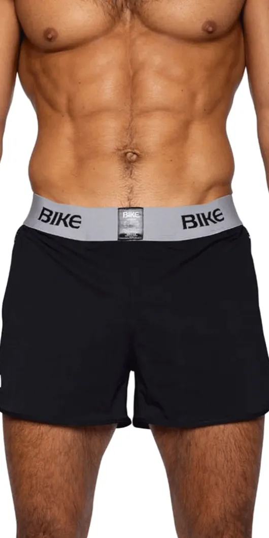 Bike Athletic Bam225 Peek-a-boo Jock Short Color Black