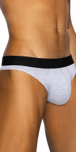 Bike Athletic Bas319 Active Thong Color Light Gray