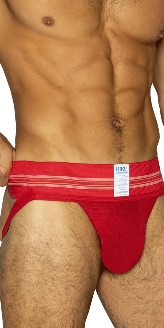 Bike Athletic Bas306 Original Number 10 Jockstrap Color Red