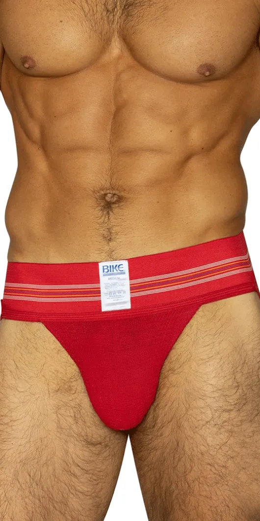 Bike Athletic Bas306 Original Number 10 Jockstrap Color Red