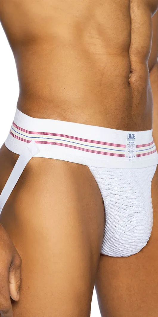 Bike Athletic Bas306 Original Number 10 Jockstrap Color White