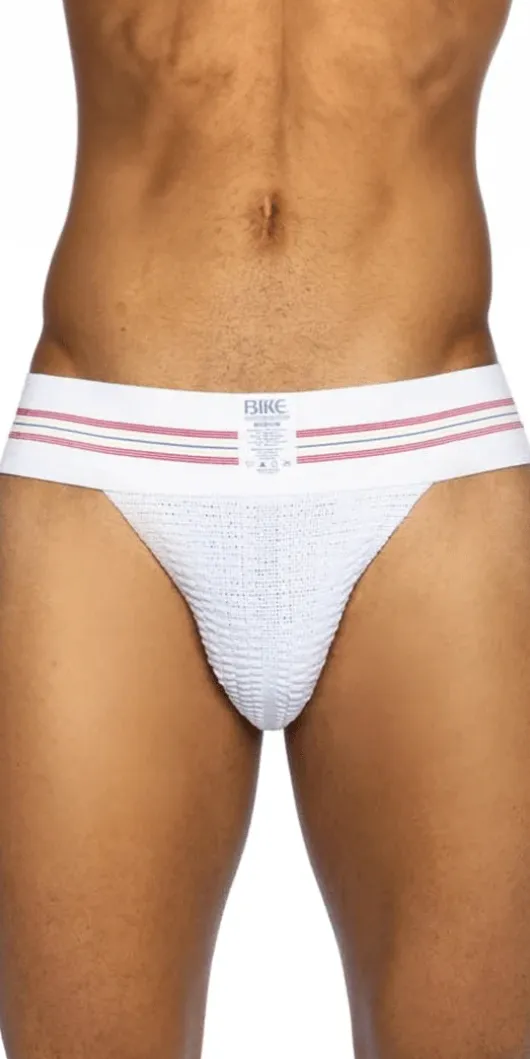 Bike Athletic Bas306 Original Number 10 Jockstrap Color White