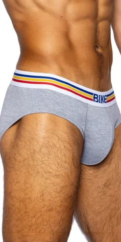 Bike Athletic Bas327 Stretch Cotton Brief Color Gray