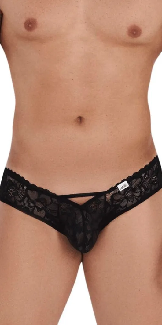 Candyman 99535 Bow Jockstrap Black