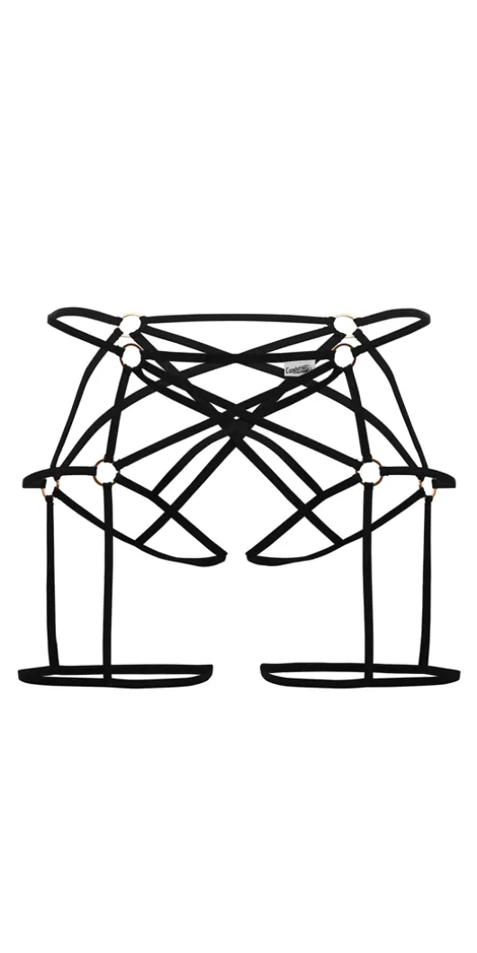 Candyman 99646 Cage Jockstrap Black