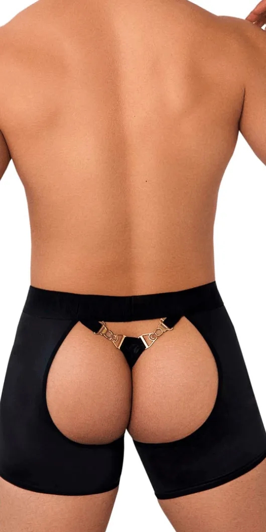 Candyman 99637 Chaps Thongs Black