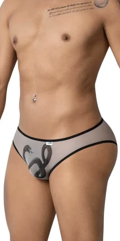 Candyman 99871 Egyptian Briefs Nude-black