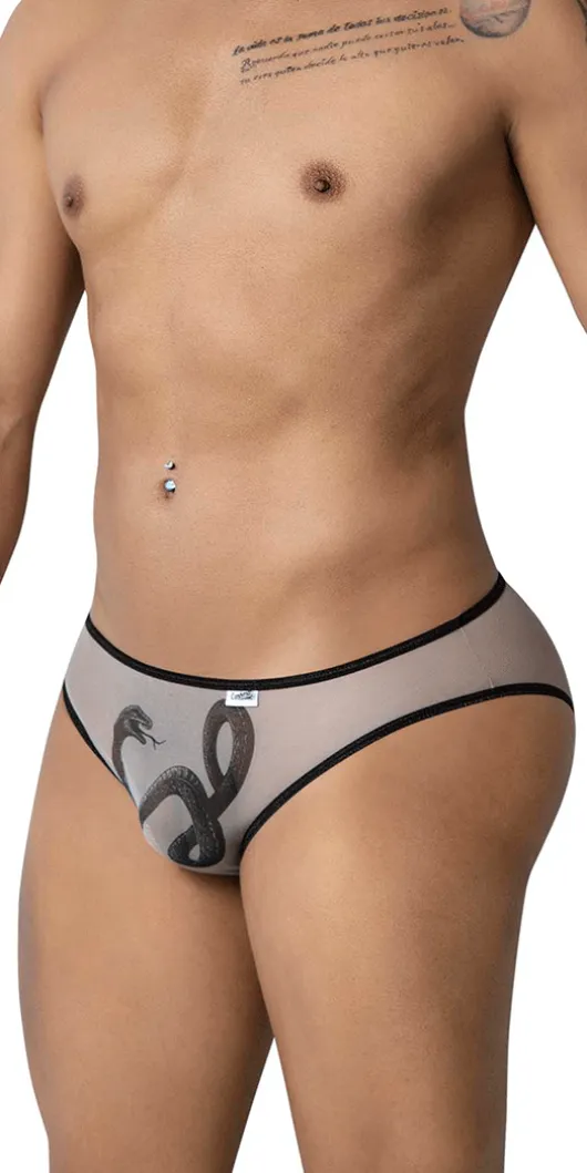 Candyman 99871 Egyptian Briefs Nude-black