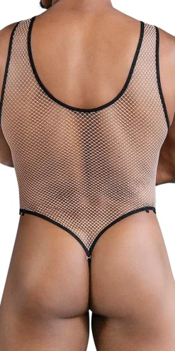 Candyman 99858 Fishnet Bodysuit Black
