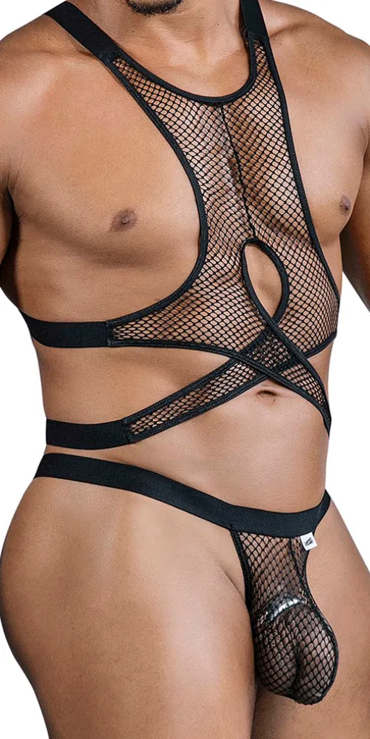 Candyman 99862 Fishnet Outfit Black