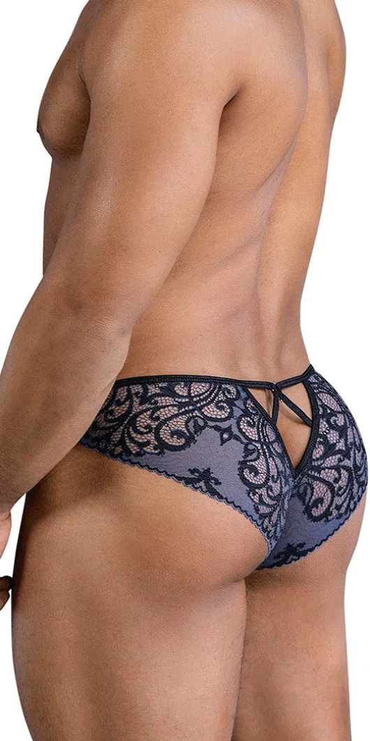 Candyman 99830 Lace Briefs Black-navy