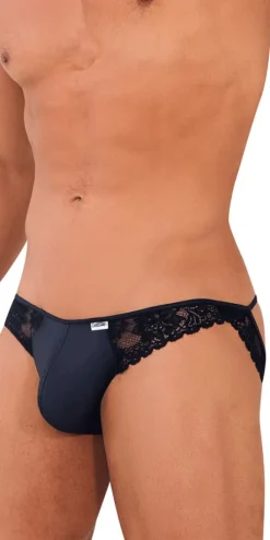 Candyman 99721 Lace Jockstrap Black