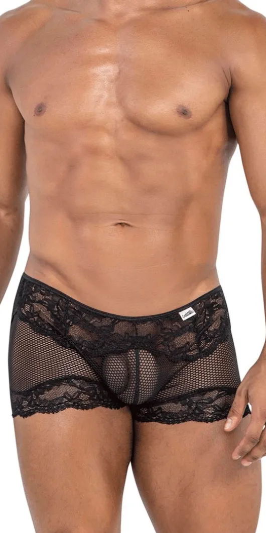 Candyman 99779 Mesh Lace Trunks Black