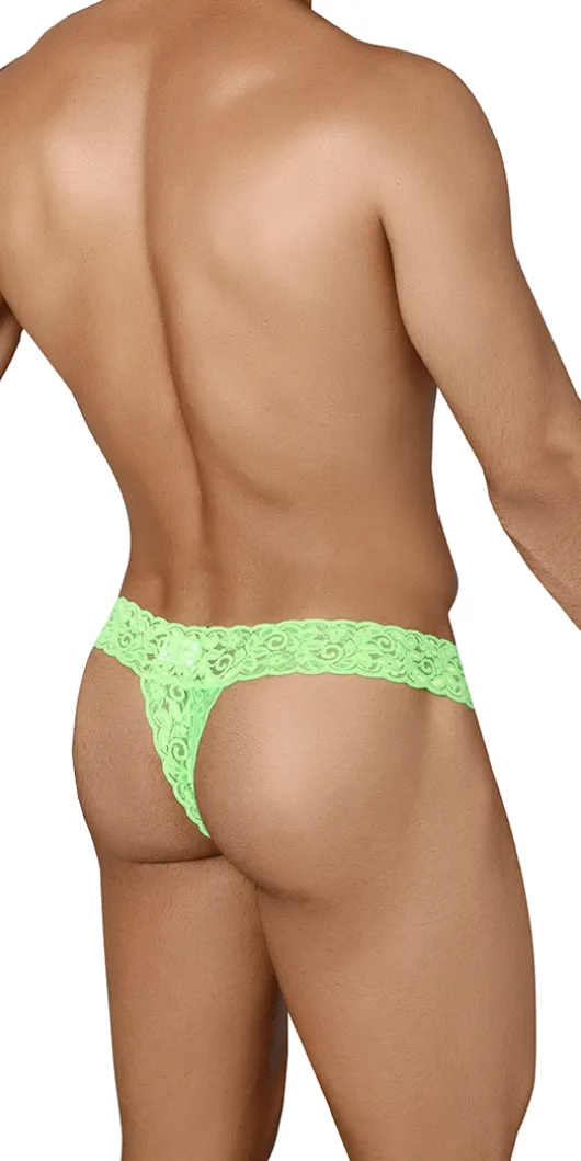 Candyman 99315 Peek A Boo Thongs Green