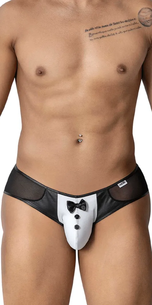 Candyman 99919 Tuxedo Briefs Black-white