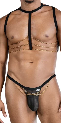 Candyman 99818 Two Piece Outfit Black