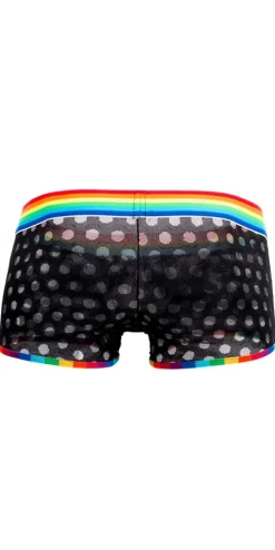 Candyman 99511x Polka Mesh Trunks Black-rainbow