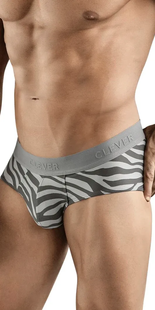 Clever 1801 Cebra Briefs Gray
