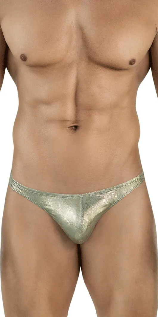 Clever 2063 Diamond Thongs Gold