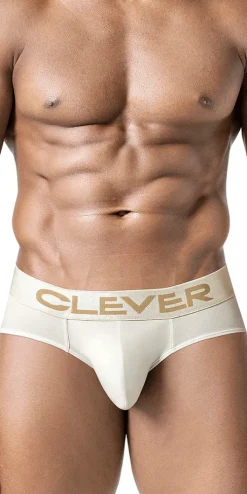 Clever 519968 3pk Australian Latin Briefs Beige-blue-green