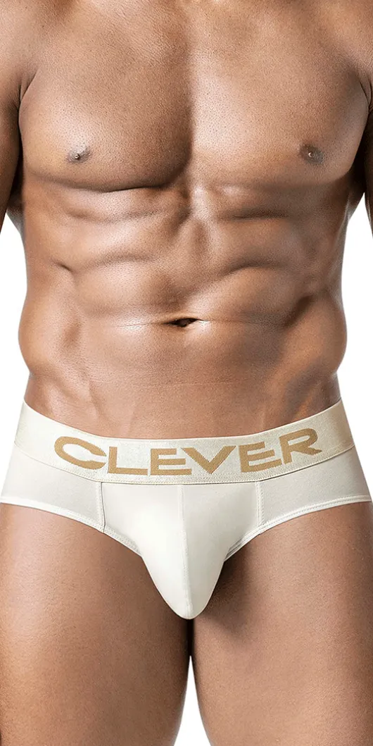Clever 519968 3pk Australian Latin Briefs Beige-blue-green