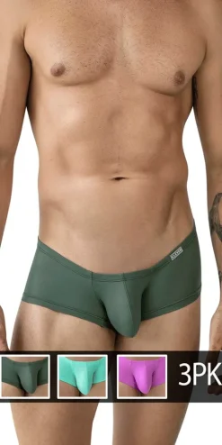Clever 229961 3pk Australian Latin Trunks Multi-colored