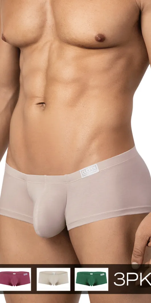 Clever 26066 3pk Australian Latin Trunks Multi-colored