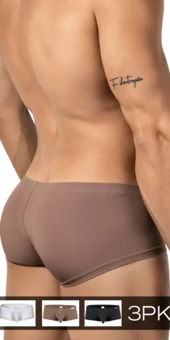 Clever 26068 3pk Australian Latin Trunks Multi-colored