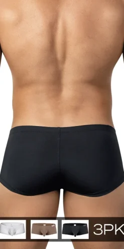 Clever 26068 3pk Australian Latin Trunks Multi-colored