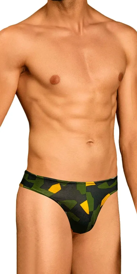 DOREANSE 1303 Camosaic Thong in Camouflage Print
