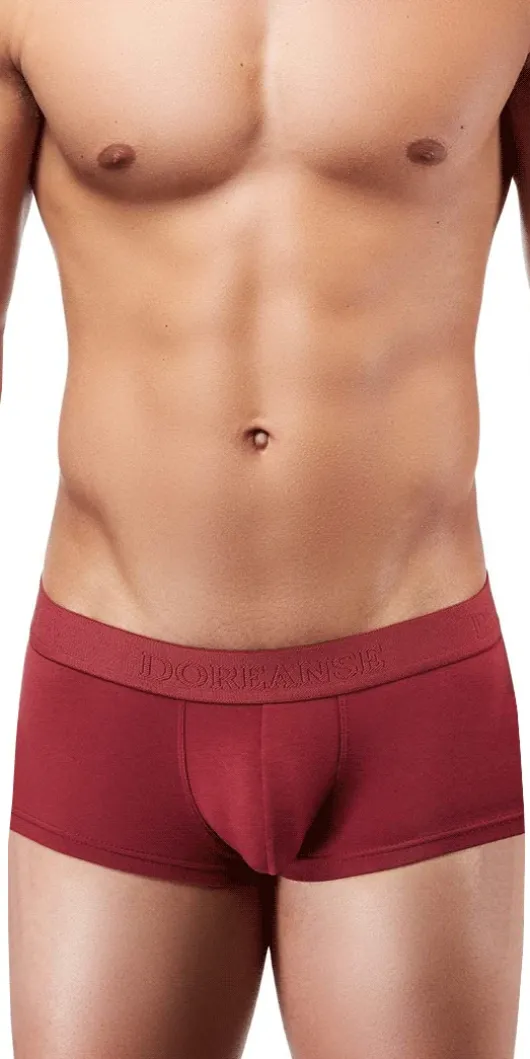 DOREANSE 1760 Low-rise Trunk In Bordeaux