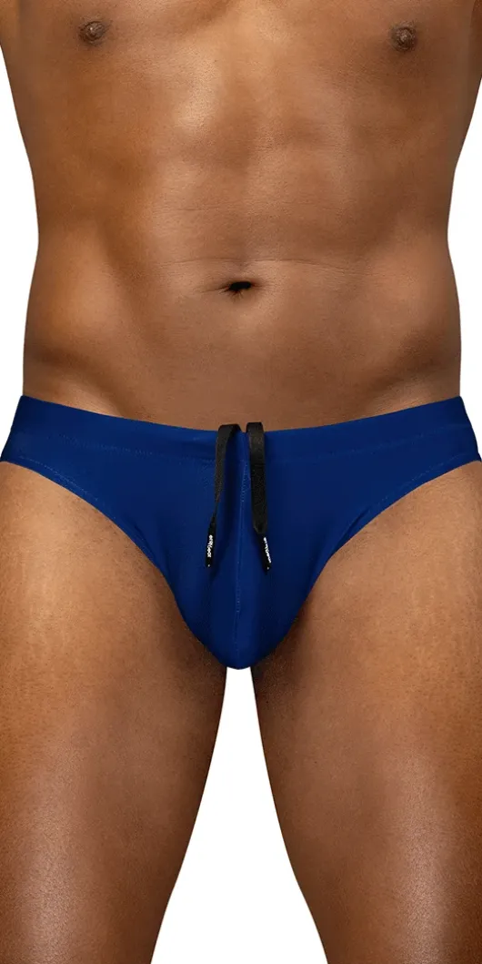 Ergowear Ew1832 Performance 4-way Stretch Men's Swim Thongs Blue Indigo