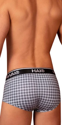 Hawai 42430 Printed Briefs Gray