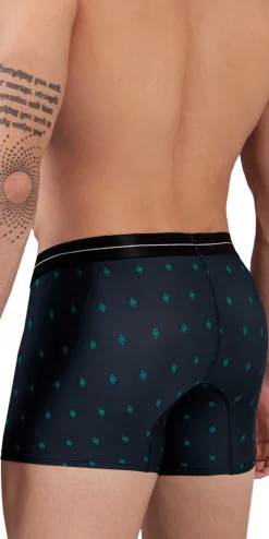 Hawai 42520 Printed Microfiber Trunks Dark Blue