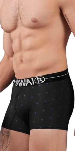 Hawai 42520 Printed Microfiber Trunks Black