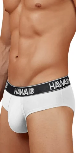 Hawair 41962 Cotton Blend Briefs White-01