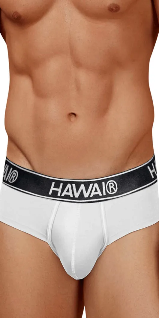 Hawair 41962 Cotton Blend Briefs White-01