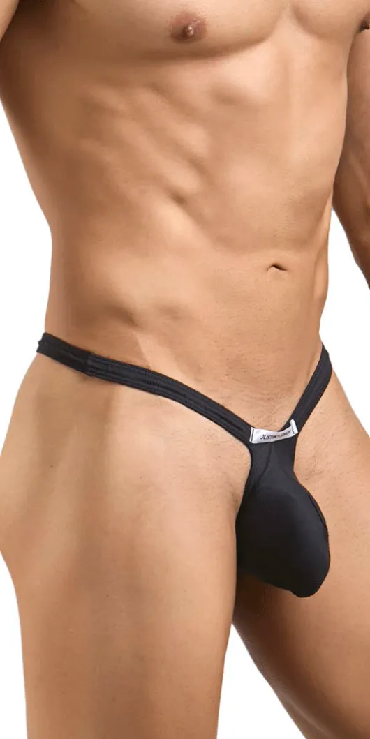 Justin+simon Xsjbu02 Bulge Thongs Peach Black