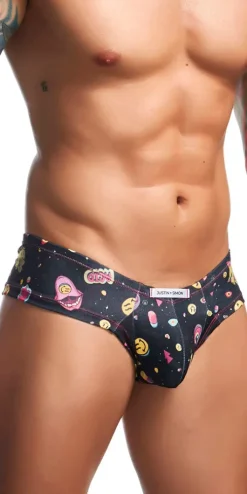 Justin+simon Xsj22 Cheek Briefs Psycodelic