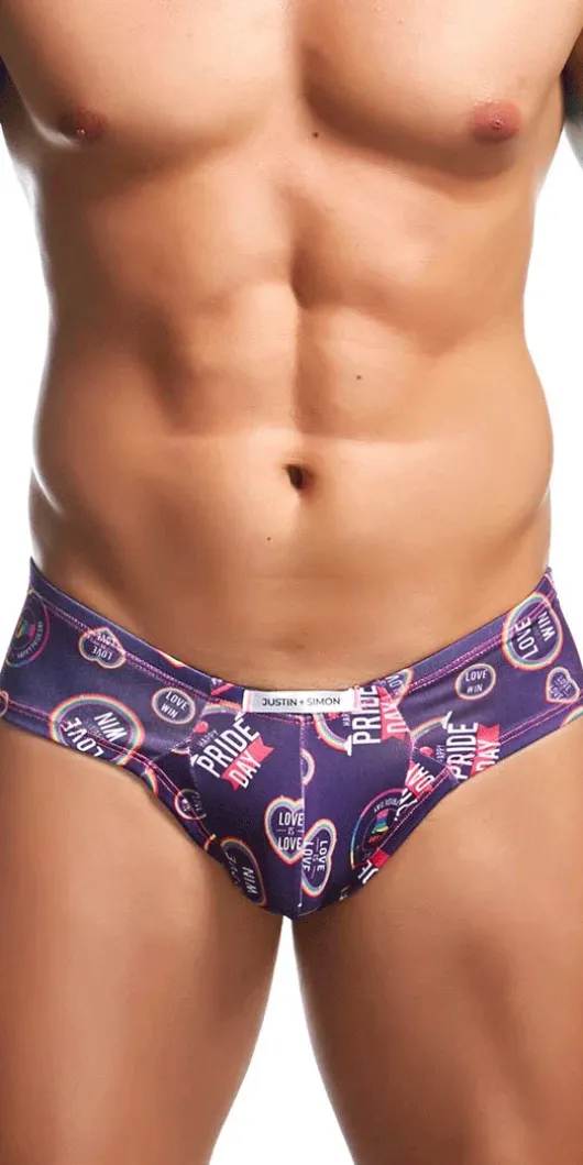 Justin+simon Xsj22 Cheek Briefs Pride