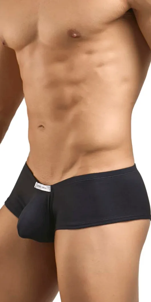Justin+simon Xsj13 Cheeky Bulge Boxer Peach Black