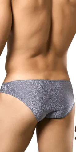 Justin+simon Xsj01 Classic Silky Bikini Lurex Gray