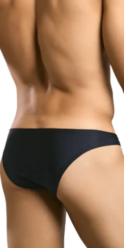 Justin+Simon Xsj01 Classic Silky Bikini Black