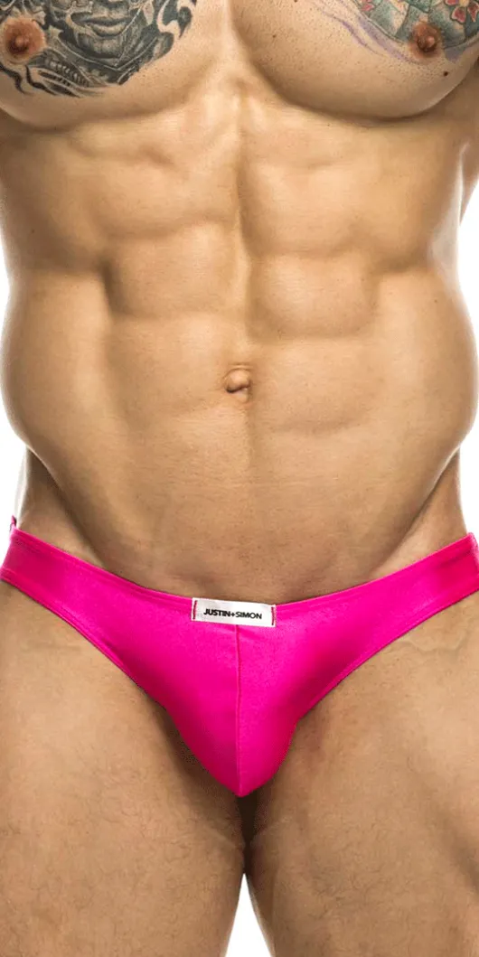 Justin+Simon Xsj01 Classic Silky Bikini Pink