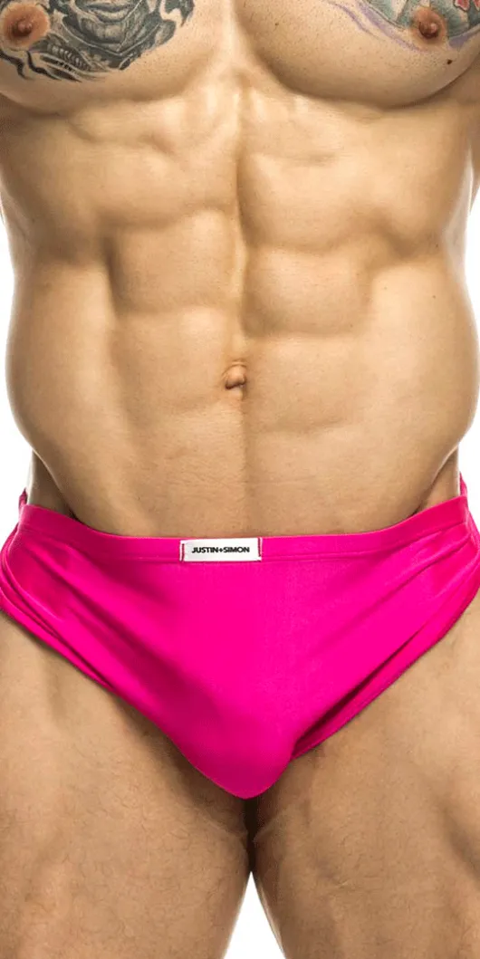 Justin+Simon Xsj09 Running Shorts Hot Pink