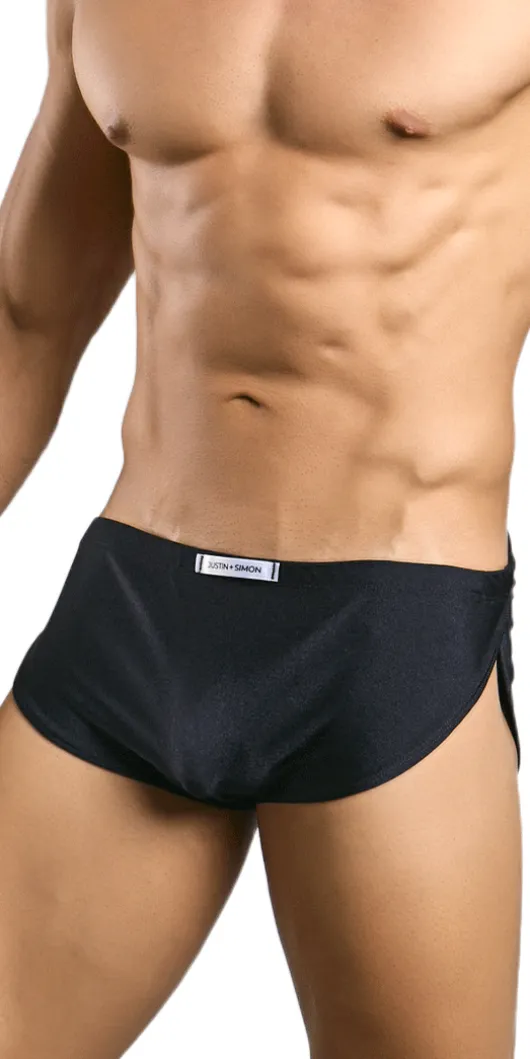 Justin+Simon Xsj09 Running Shorts Black