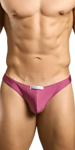 Justin+Simon Xsj03 Silky Sexy Thongs Wine