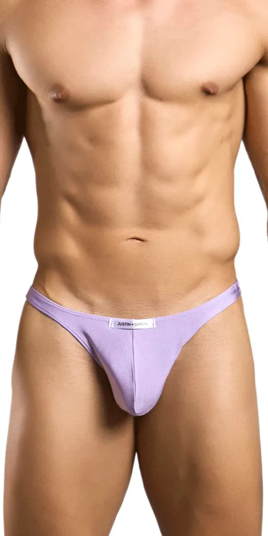 Justin+simon Xsj03 Silky Sexy Thongs Lilac