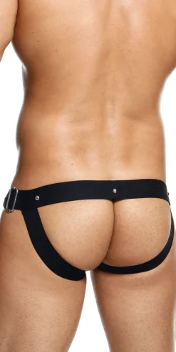 Malebasics Dmbl03 Dngeon Snap Jockstrap Black
