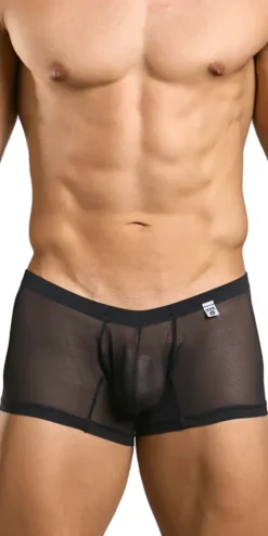 Malebasics Mbl78 Lace Trunks Black Mesh